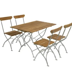 Grythyttan stålmöbler Bänkar & Trädgårdsbänkar-Bryggerisoffa, Vitlackad Ek / Varmförzinkat Stål