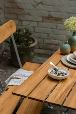 Grythyttan stålmöbler Bänkar & Trädgårdsbänkar-Bryggerisoffa, Vitlackad Ek / Varmförzinkat Stål