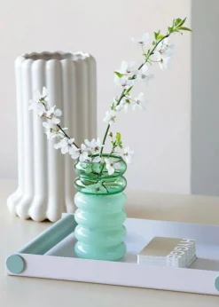 Design Letters Ljusstakar|Vaser-Bubble Vas & Ljusstake 2-in-1, Blå