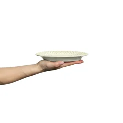 Mateus Övriga Tallrikar & Fat|Assietter-Bubbles Oval Tallrik 20 cm, Sand