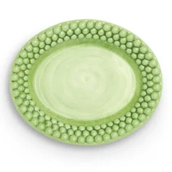 Mateus Övriga Tallrikar & Fat|Assietter-Bubbles Oval Tallrik 20 cm, Sand