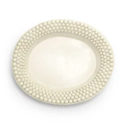 Bubbles Ovalt Fat 35 cm, Sand