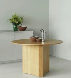 Bue Matbord Ø120 cm, Ek