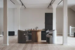 Bue Matbord Ø120 cm, Ek