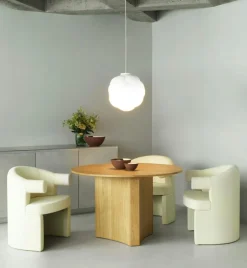 Bue Matbord Ø120 cm, Ek