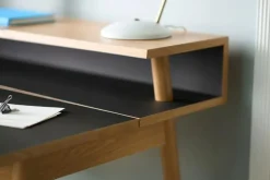 FDB Møbler Skrivbord-C68 Nørrebro Skrivbord Ek, Mushroom