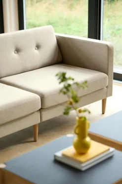 FDB Møbler Soffbord-C44 Soffbord Ek / Linoleum, 60x120 cm