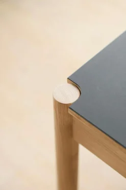 FDB Møbler Soffbord-C44 Soffbord Ek / Linoleum, 60x120 cm