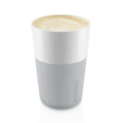 Cafe Lattemugg 2-pack 36 cl, Elephant Grey