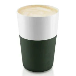 Cafe Lattemugg 2-pack 36 cl, Elephant Grey