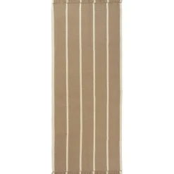 Ferm Living Ullmattor-Calm Kelim Matta 80x200 cm, Off-white / Dark Sand