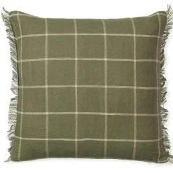 Ferm Living Prydnadskuddar & Fodral-Calm Kudde 50x50 cm, Oliv