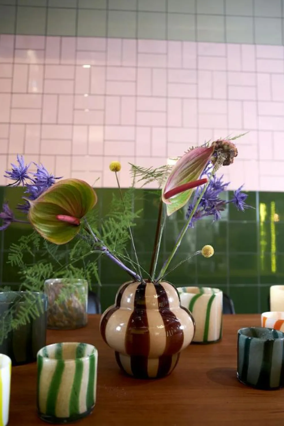 Calore Ljushållare / Vas M, Multi Beige