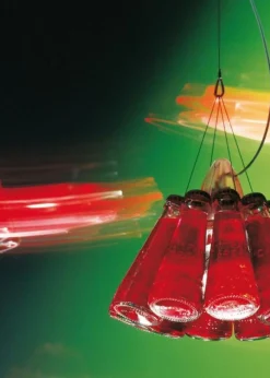 Campari Light Pendel Röd 400 cm