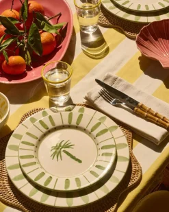 Cannes Assiett 22 cm, Gul