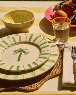 Cannes Assiett 22 cm, Gul