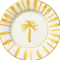 Cannes Assiett 22 cm, Gul