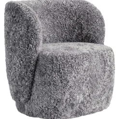 Jonas Ihreborn Fåtöljer-Cap Fåtölj Fårskinn, Grå
