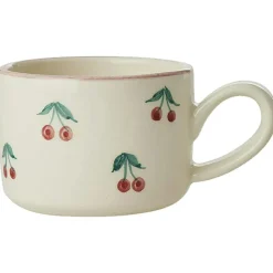 RICE Kaffekoppar-Cappuccinokopp Keramik 20 cl, Orange Flowers