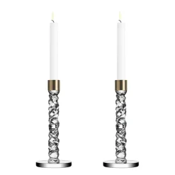 Carat Ljusstake H 24,2 cm, 2-pack, Rostfritt Stål