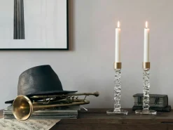 Carat Ljusstake H 24,2 cm, 2-pack, Rostfritt Stål