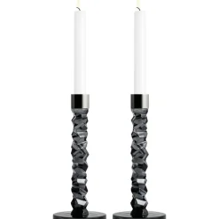 Carat Ljusstake H 24,2 cm, 2-pack, Rostfritt Stål