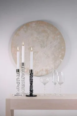 Carat Ljusstake H 24,2 cm, 2-pack, Rostfritt Stål