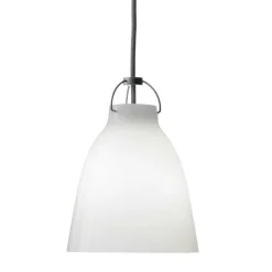 Fritz Hansen Fönsterlampor|Pendellampor-Caravaggio Opal Taklampa P1, Sladd 3 m,