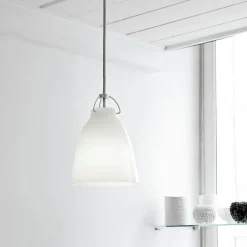 Fritz Hansen Fönsterlampor|Pendellampor-Caravaggio Opal Taklampa P1, Sladd 3 m,