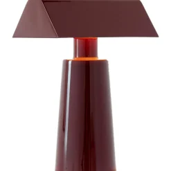 Caret MF1 Bordslampa Portabel, Dark Burgundy