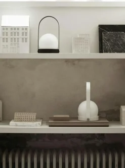 Carrie Lampa Portabel IP44, Röd