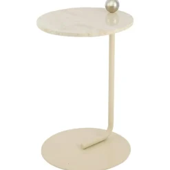 AYTM Sidobord & Avlastningsbord-Castellum Sidobord, Travertin /