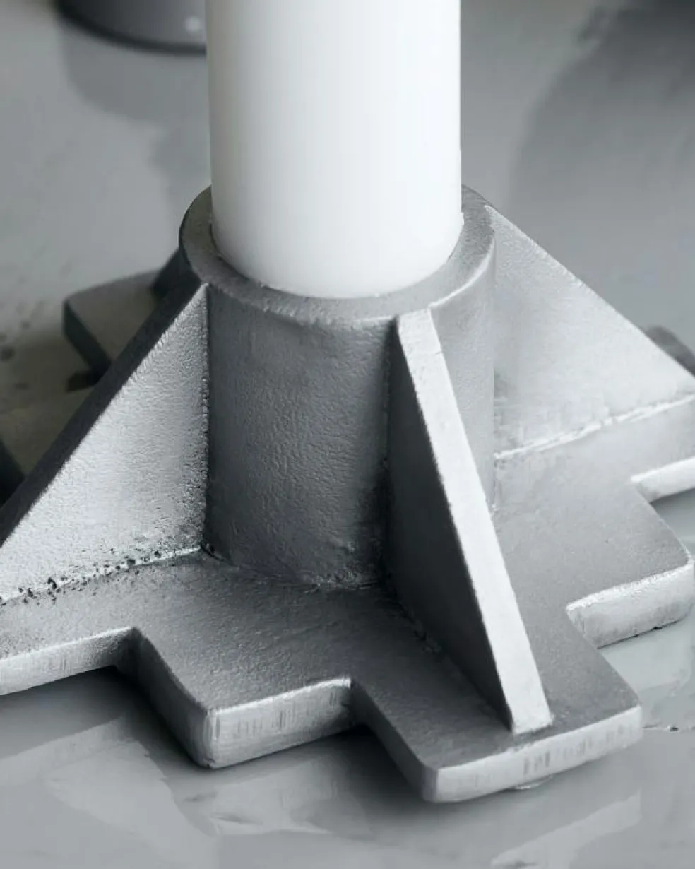 Castle Ljusstake Antik Aluminium, 9x9 cm