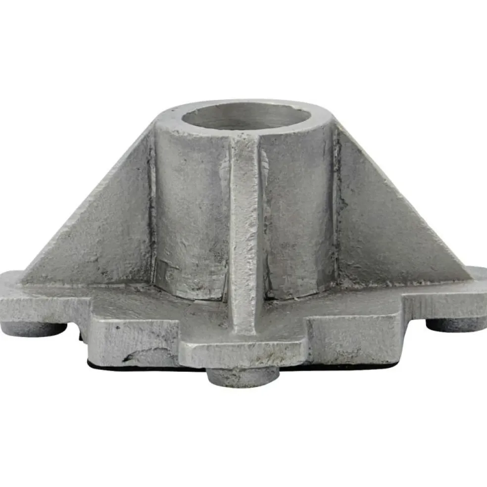 Castle Ljusstake Antik Aluminium, 9x9 cm