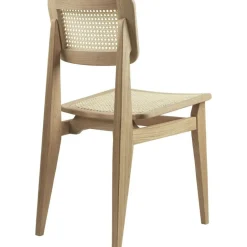 C-Chair Dining Chair, Black oak/Cane