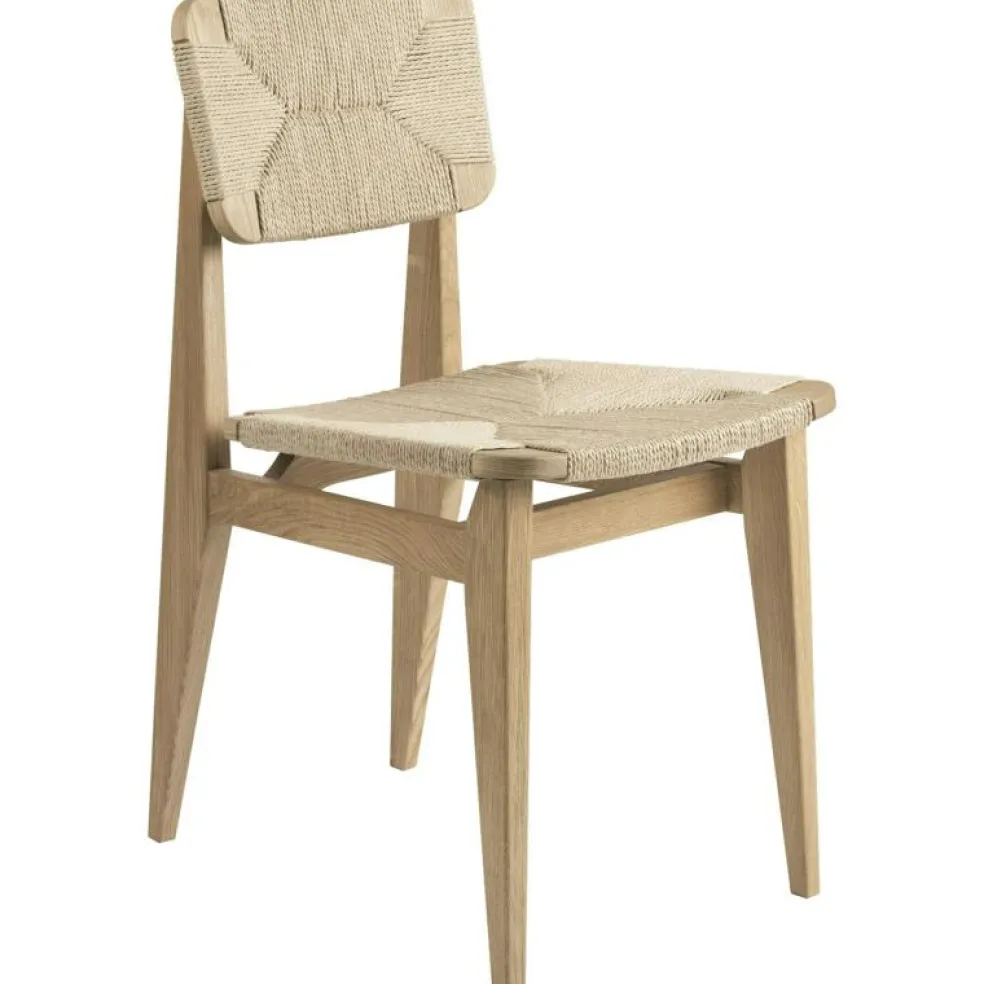 C-Chair Stol, Papperssnöre / Oljad Valnöt