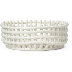 Ferm Living Korgar-Centrepiece Korg, Off-white