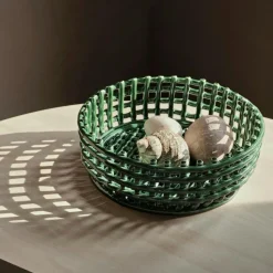 Ferm Living Korgar-Centrepiece Korg, Off-white