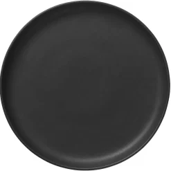 Louise Roe Övriga Tallrikar & Fat|Mattallrikar-Ceramic Pisu 16 Tallrik Ø22 cm, Ink Black