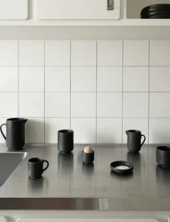 Louise Roe Vattenkaraffer & Vattenkannor-Ceramic Pisu Kanna 75 cl, Ink Black