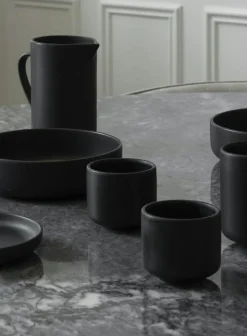 Louise Roe Serveringsskålar-Ceramic Pisu Skål Ø16 cm, Ink Black