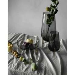 Audo Copenhagen Vaser-Échasse Vas M, Smoked/ Brass