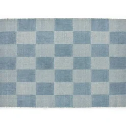 HAY Slätvävda Mattor|Ullmattor-Check Ullmatta 200x300 cm, Grå