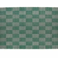 HAY Slätvävda Mattor|Ullmattor-Check Ullmatta 200x300 cm, Grå