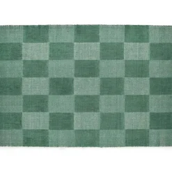 HAY Slätvävda Mattor|Ullmattor-Check Ullmatta 200x300 cm, Grå