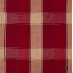 Lexington Servetter & Tillbehör-Checked Linen/Cotton Servett 50x50 cm, Beige / Röd