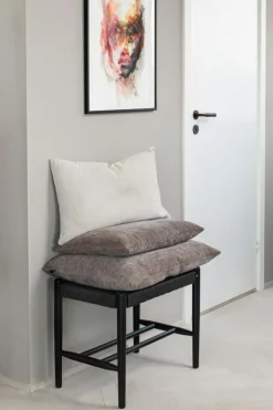 Chenille Kudde 50x70 cm, Valnöt