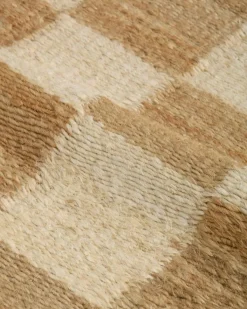 Decotique Jutemattor-Chess Matta Natural Jute / Off-white, 200x300 cm