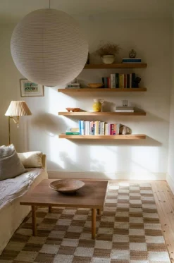 Decotique Jutemattor-Chess Matta Natural Jute / Off-white, 200x300 cm