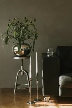 Hilke Collection Ljusstakar-Chiaro Di Luna Ljusstake Förnicklad mässing, 40 cm